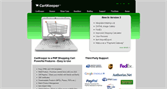 Desktop Screenshot of cartkeeper.com