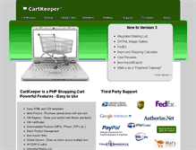 Tablet Screenshot of cartkeeper.com